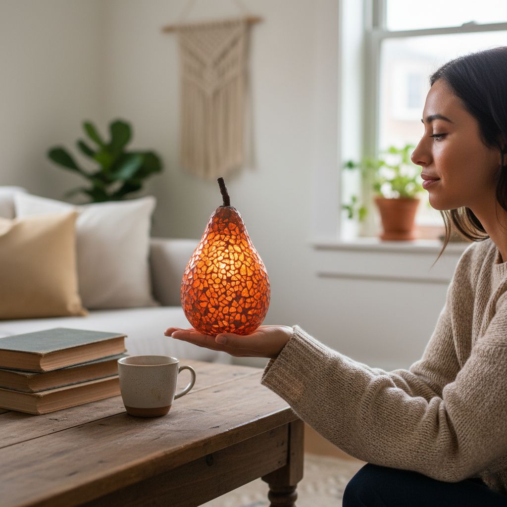 Lampe mosaïque artisanale unique pour un éclairage exquis
