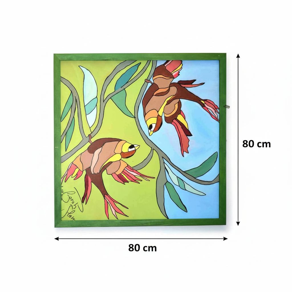 Oiseaux décoratifs premium pour une décoration unique et colorée