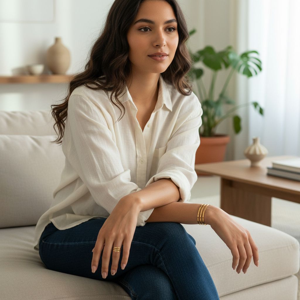 Parure cuivre en 3 fils