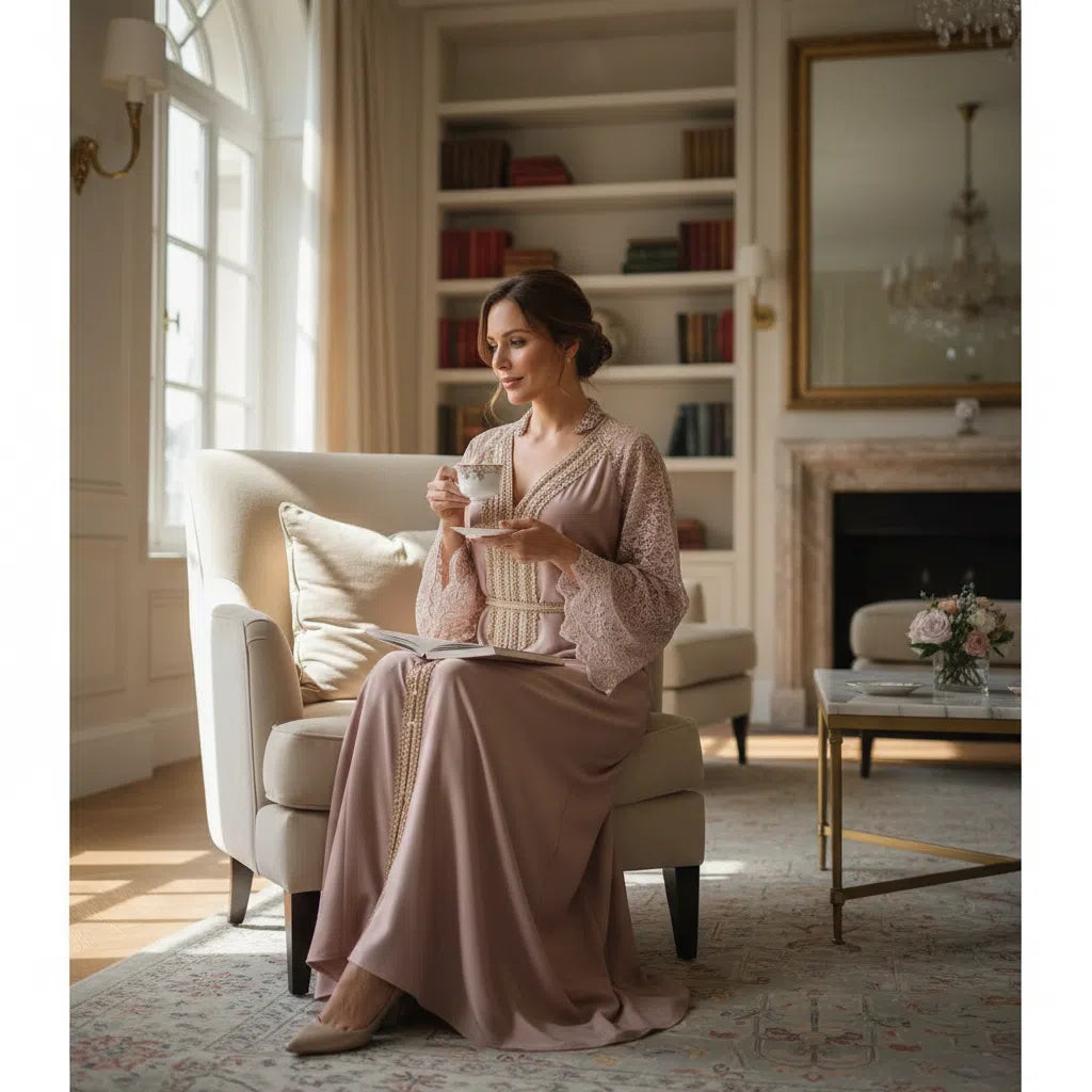 Robe coftan élégante pour une allure chic et irrésistible