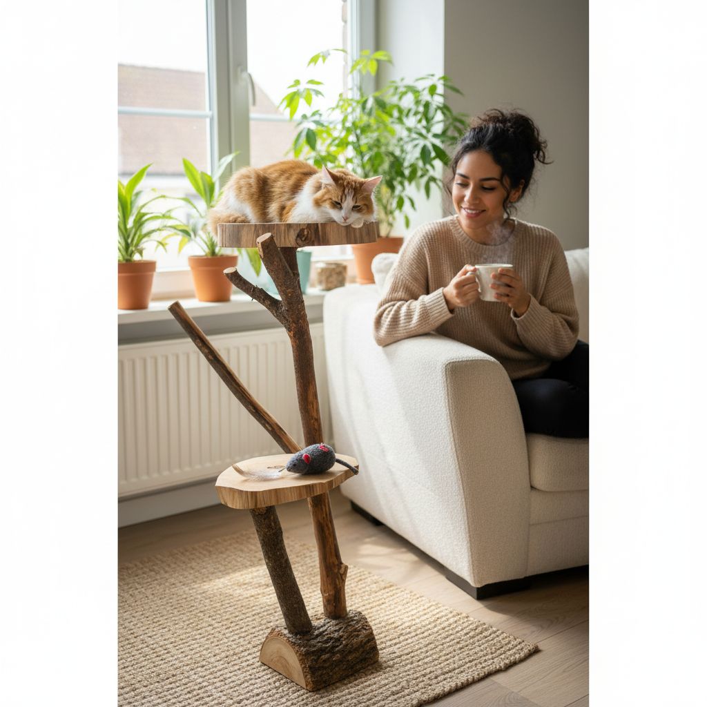 étagère arbre en bois olivier sauvage fabrication artisanale premium