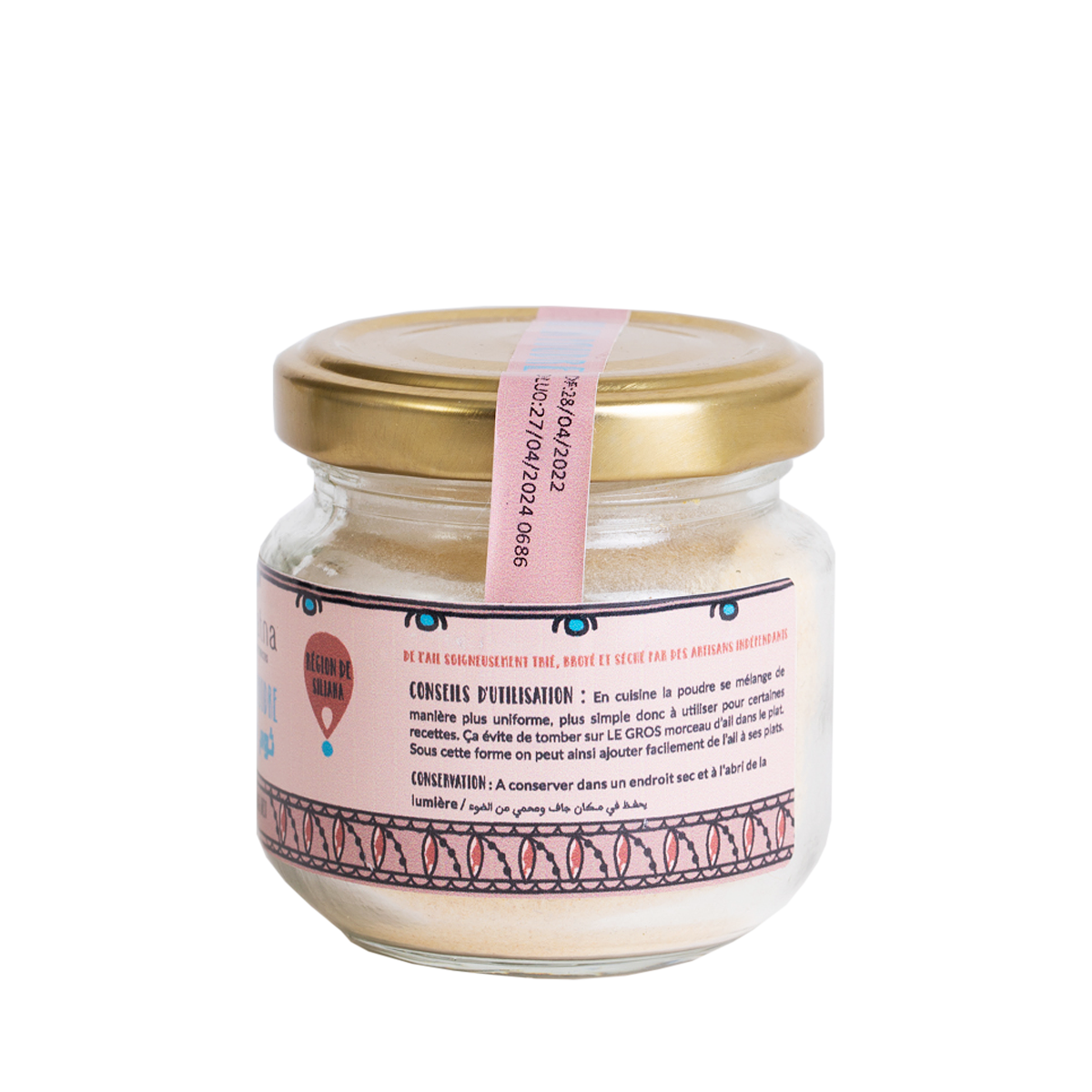 Ail Moulu - 50g - artisanat Tunisien fait main | ILEYCOM
