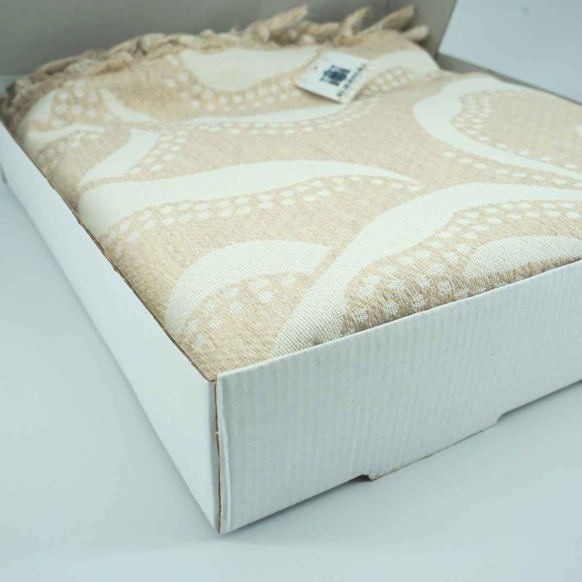 Jeté de salon "LOSANGE" en coton recyclé (2 x 3 m)