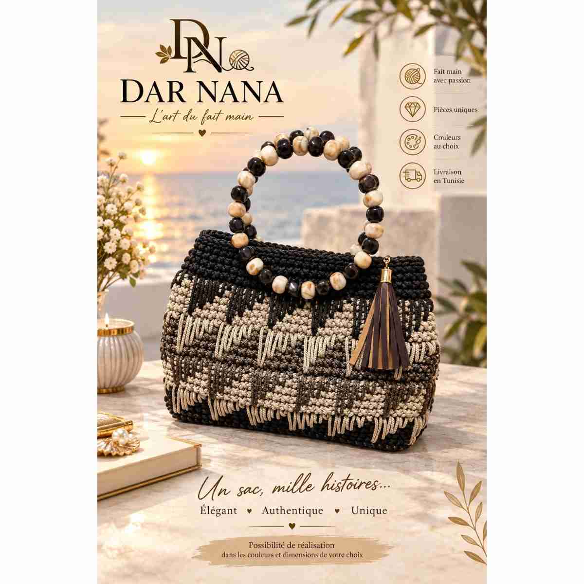 Sac artisanal unique pour un style élégant et durable