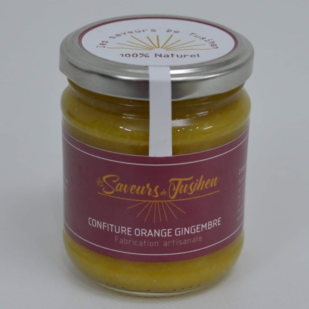 Confiture d'orange au gingembre 200g