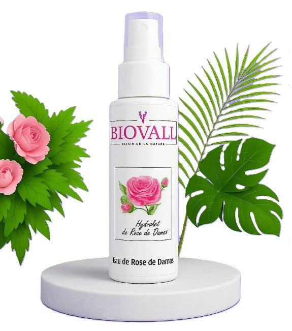 Hydrolat de rose pur pour une peau éclatante et rafraîchie