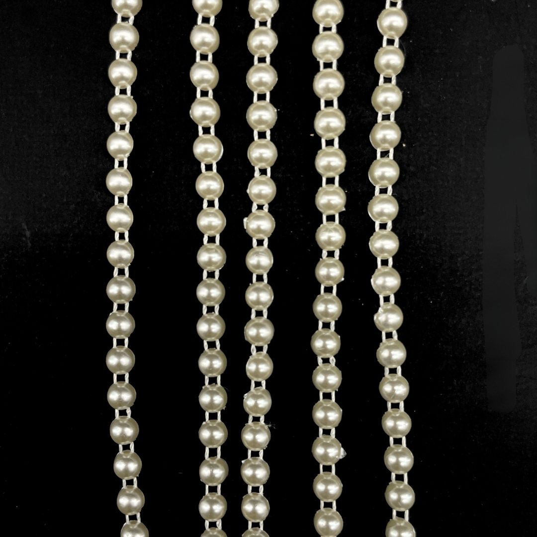 Bandeau Festif en Strass Blanc - artisanat Tunisien fait main | ILEYCOM