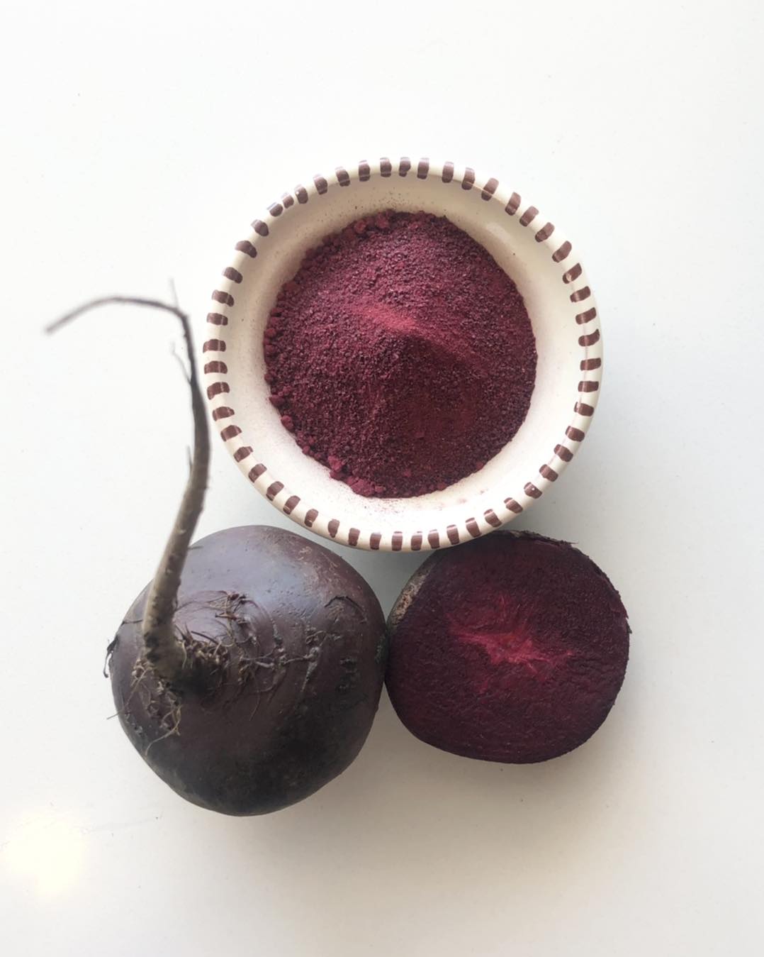 Red Beetroot Powder in a Jar
