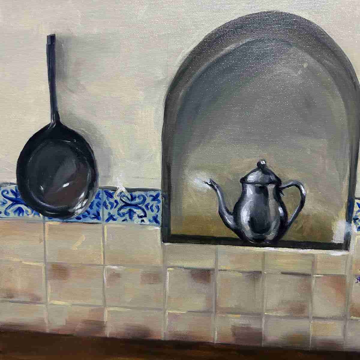 tableau figues peinture originale méditerranéenne unique