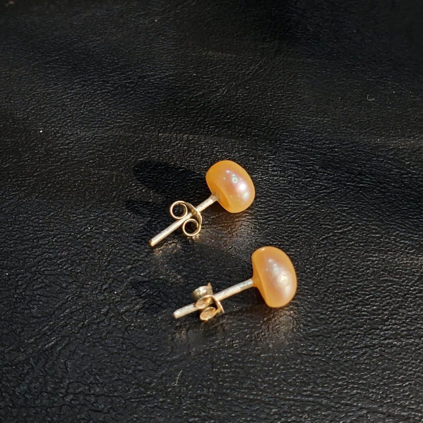 Boucles d’oreilles en argent 925 – Perles naturelles Rose et Blanche (0,8 cm) - artisanat Tunisien fait main | ILEYCOM
