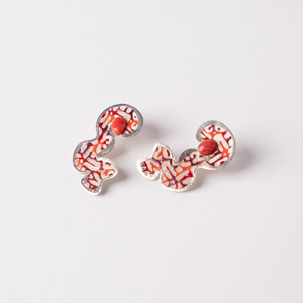Boucles d'oreilles FOETUS - artisanat Tunisien fait main | ILEYCOM