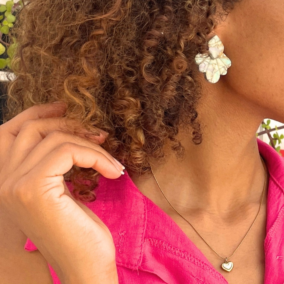 Boucles d'été pastel - artisanat Tunisien fait main | ILEYCOM