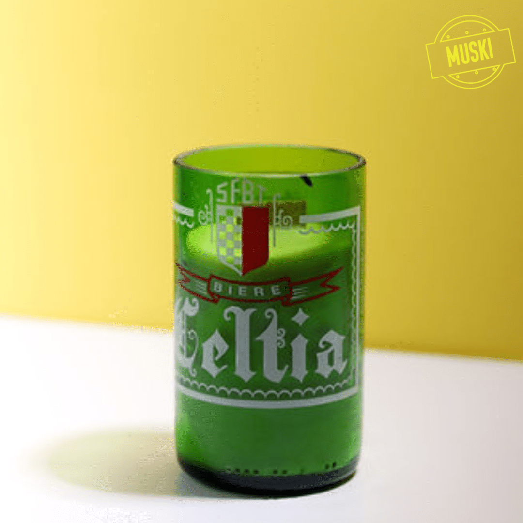 Bougie parfumée "Celtia" au Muski - artisanat Tunisien fait main | ILEYCOM