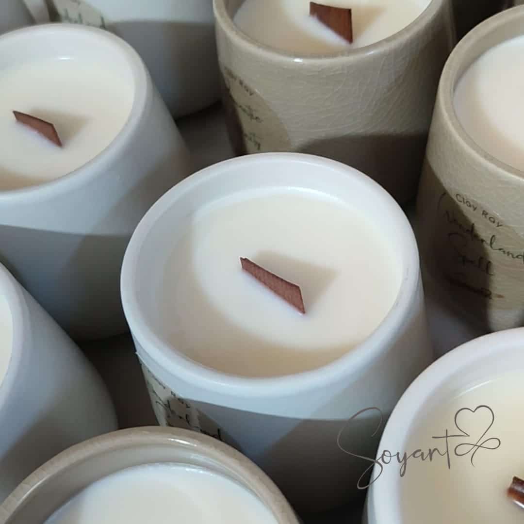 Bougie Parfumée Clay Ray Juicy - artisanat Tunisien fait main | ILEYCOM