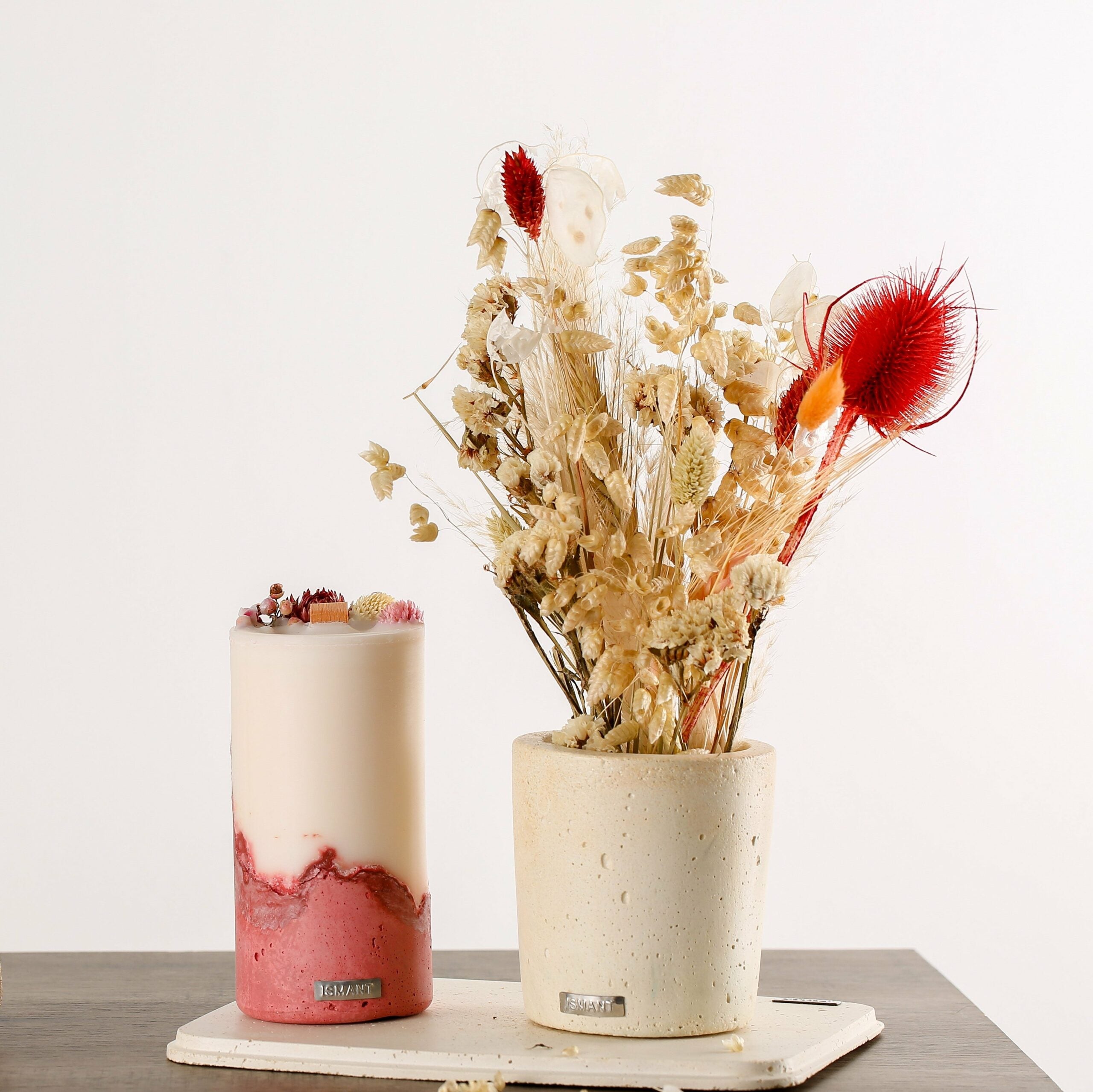 Bougie pilier - artisanat Tunisien fait main | ILEYCOM