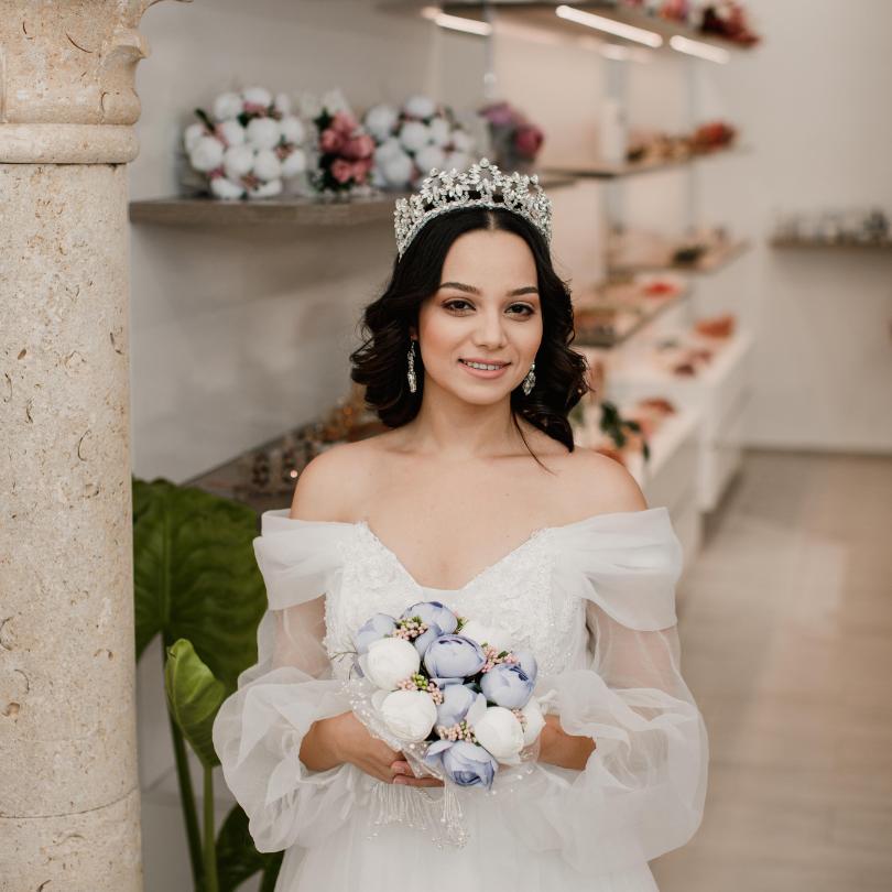 Bouquet de fleurs mariage violet, Bouquet de mariée violet, prune lilas lavande - artisanat Tunisien fait main | ILEYCOM