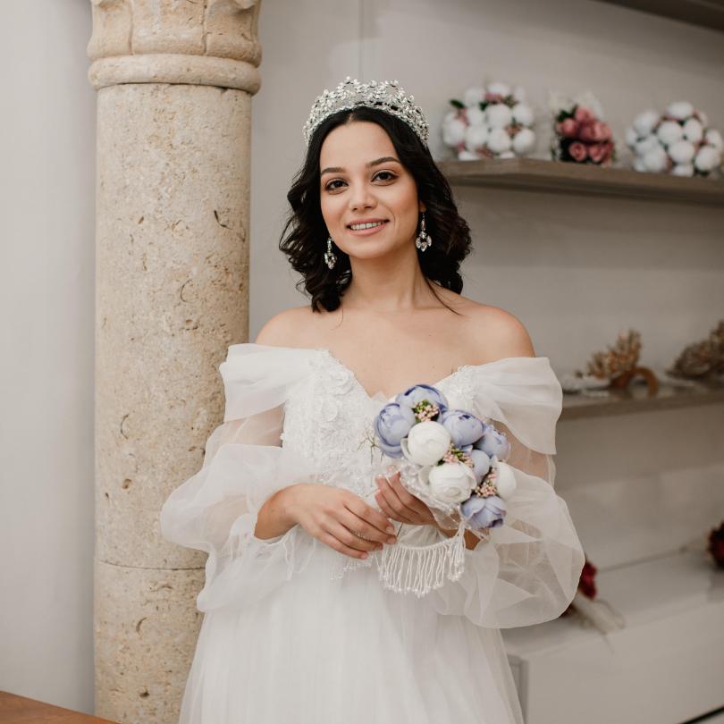 Bouquet de fleurs mariage violet, Bouquet de mariée violet, prune lilas lavande - artisanat Tunisien fait main | ILEYCOM