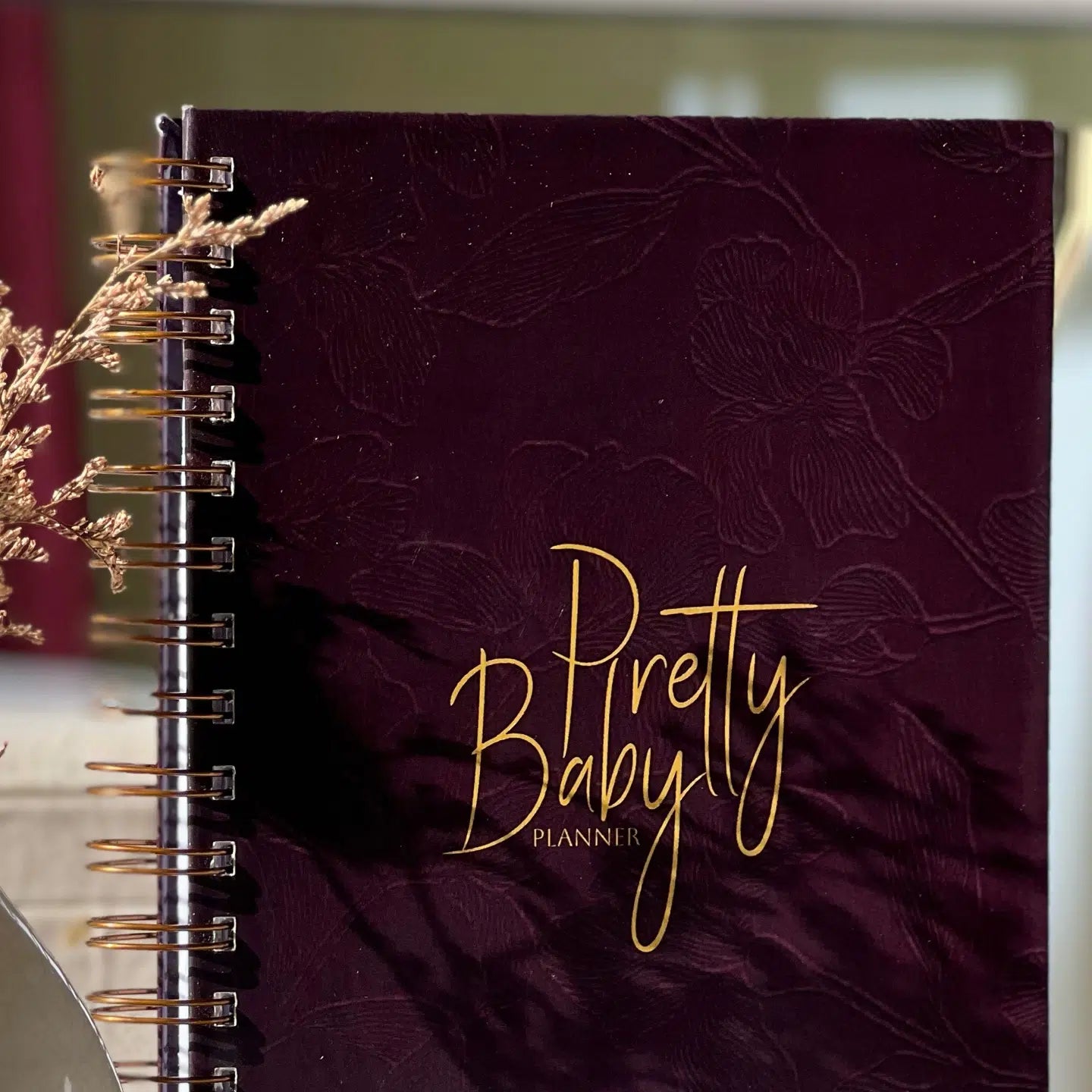 Pretty Baby Planner - Dark Burgundy