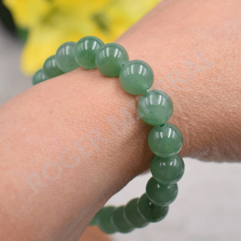 Bracelet ÉQUILIBRE en pierre Aventurine verte