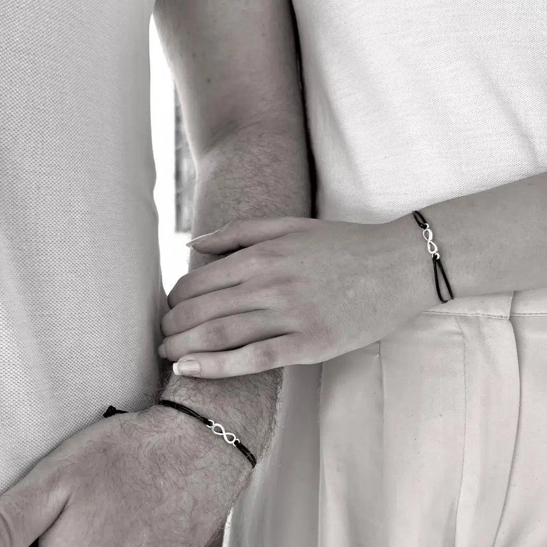 bracelet couple ajustable pour un amour éternel et unique