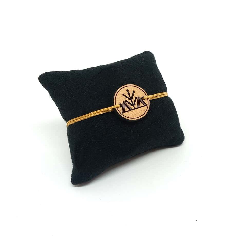 Bracelet horoscope berbère - Olivier (14 mars => 13 avril) - artisanat Tunisien fait main | ILEYCOM