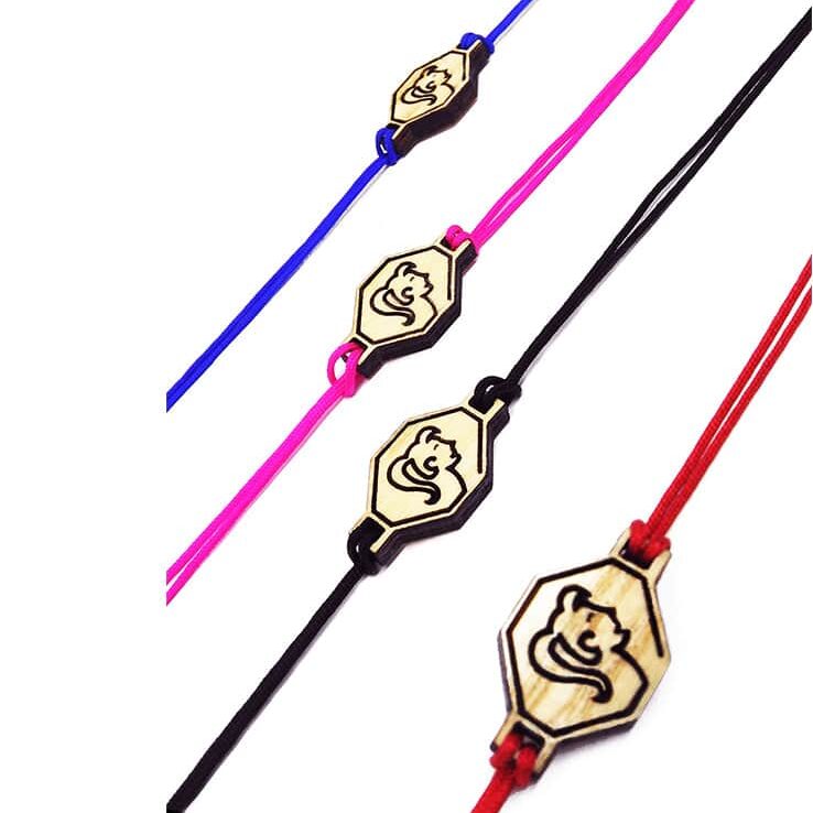 Bracelet Horoscope Vierge – Pendentif en Bois Massif | Bijou Astrologique Artisa - artisanat Tunisien fait main | ILEYCOM