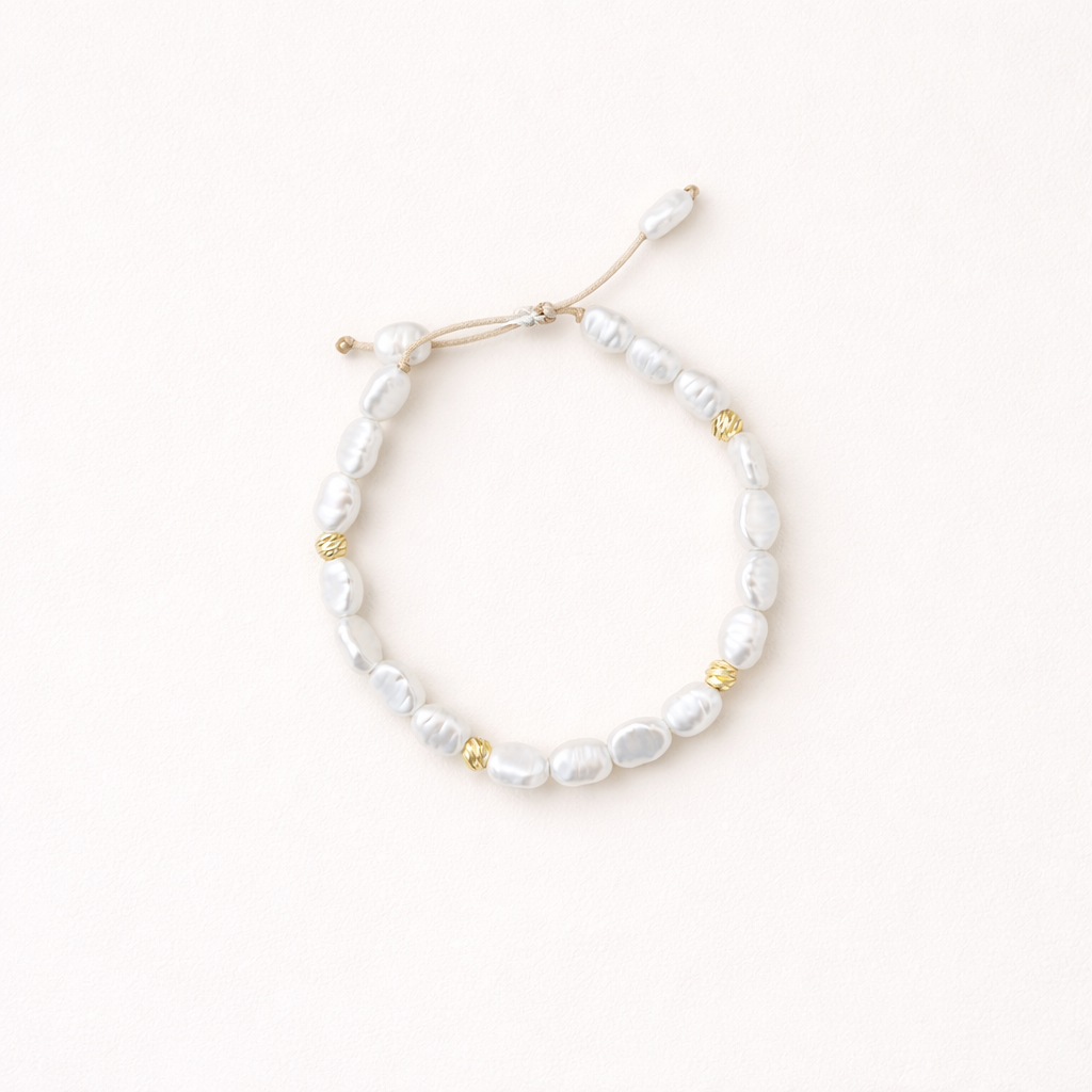 Bracelet perles ajustable chic pour un style unique et élégant