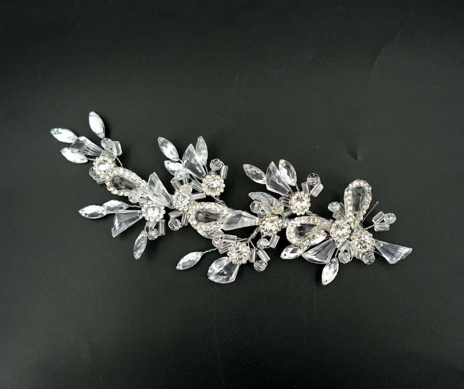 Broche Blanche, modèle florale - artisanat Tunisien fait main | ILEYCOM