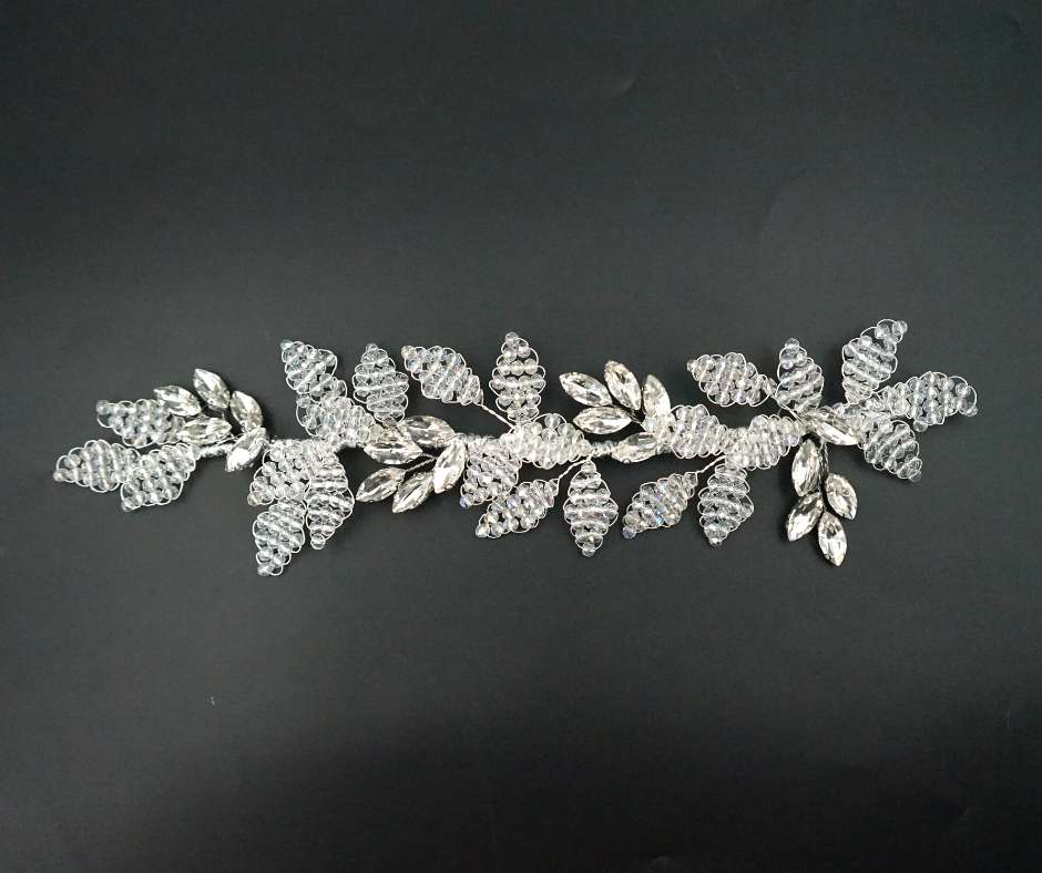 Broche Blanche, modèle losange - artisanat Tunisien fait main | ILEYCOM
