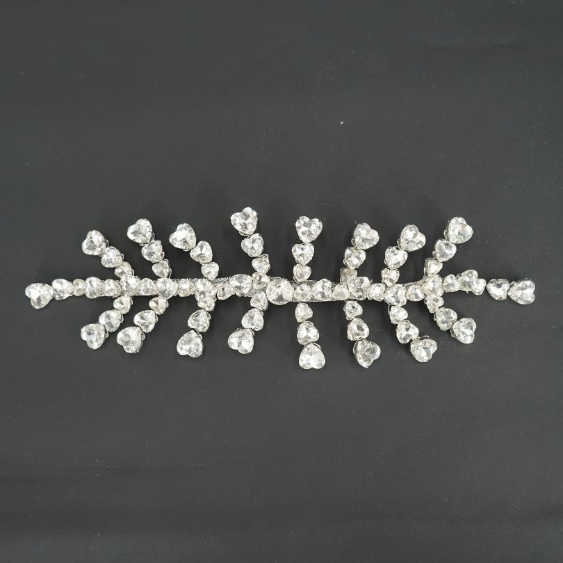 Broche de cheveux Strass, Perles Peigne de mariée, Pièce de cheveux de mariage, - artisanat Tunisien fait main | ILEYCOM