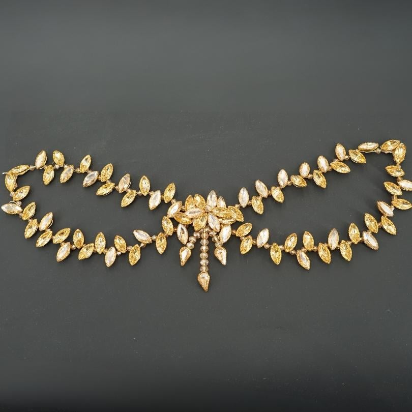Broche de mariage de couleur or, accessoire de cheveux de mariage, Bijoux de ch - artisanat Tunisien fait main | ILEYCOM