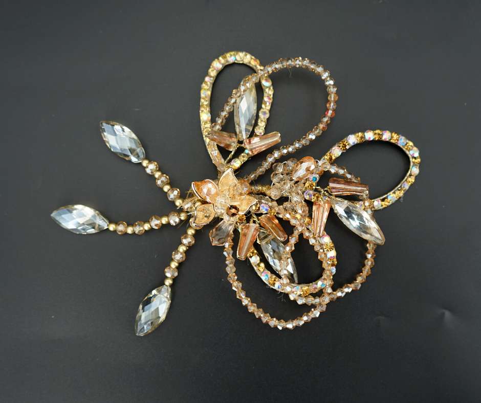 Broche dorée, modèle Rond - artisanat Tunisien fait main | ILEYCOM