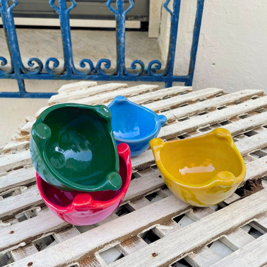 Brûleur d'encens mini "Kanoun" en céramique