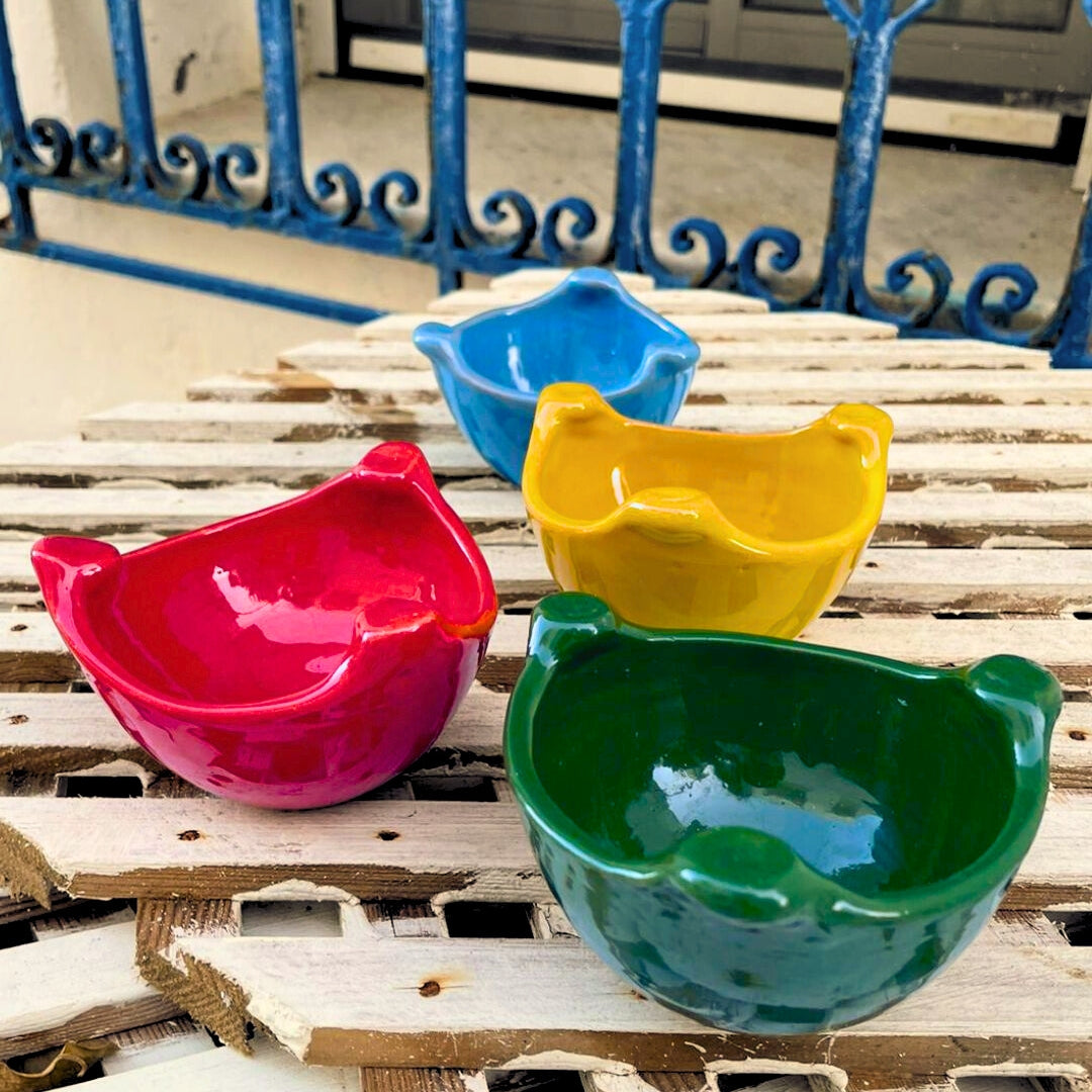 Brûleur d'encens mini "Kanoun" en céramique