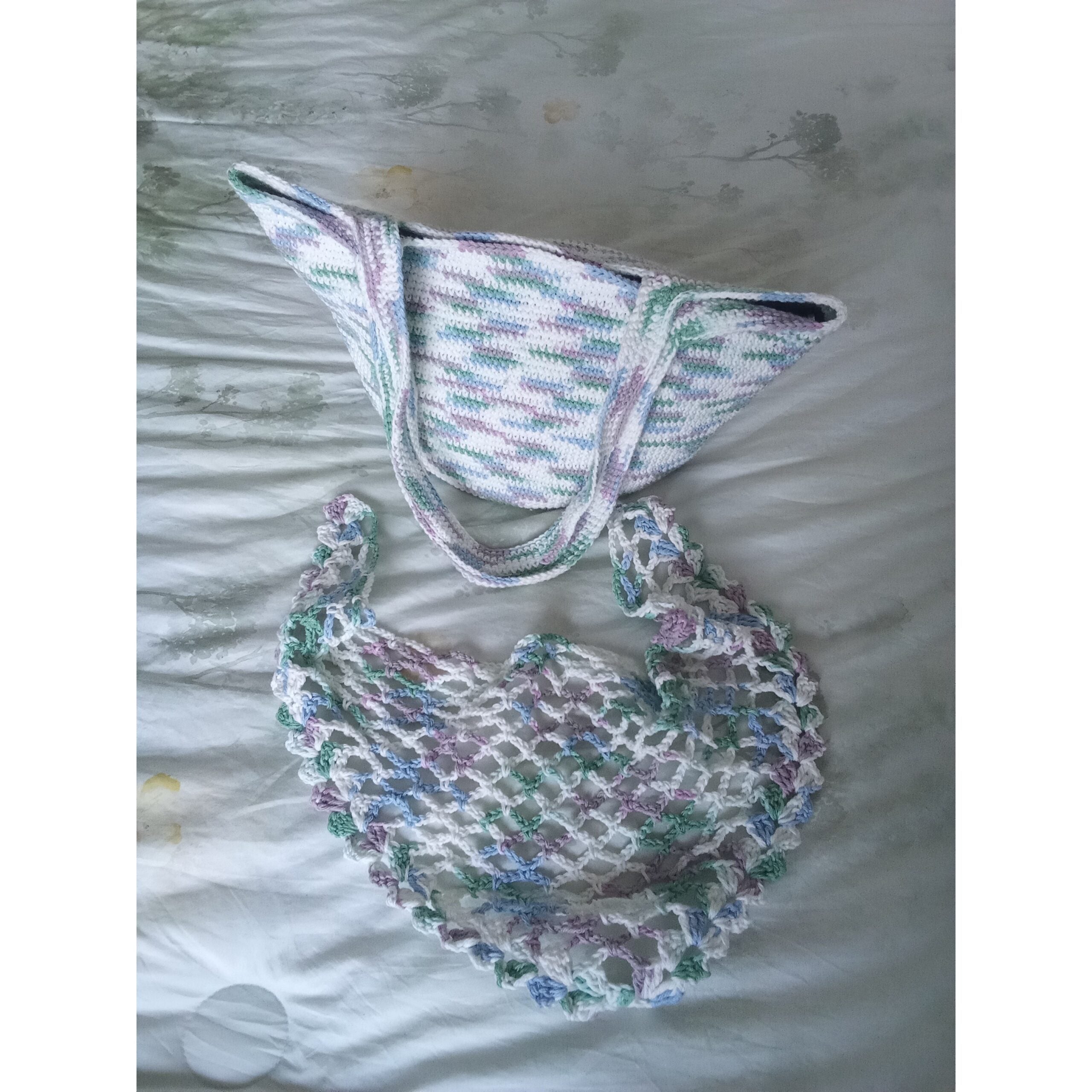 Sac Tote en Fibres Tissées Pastel - Élégance Écoresponsable