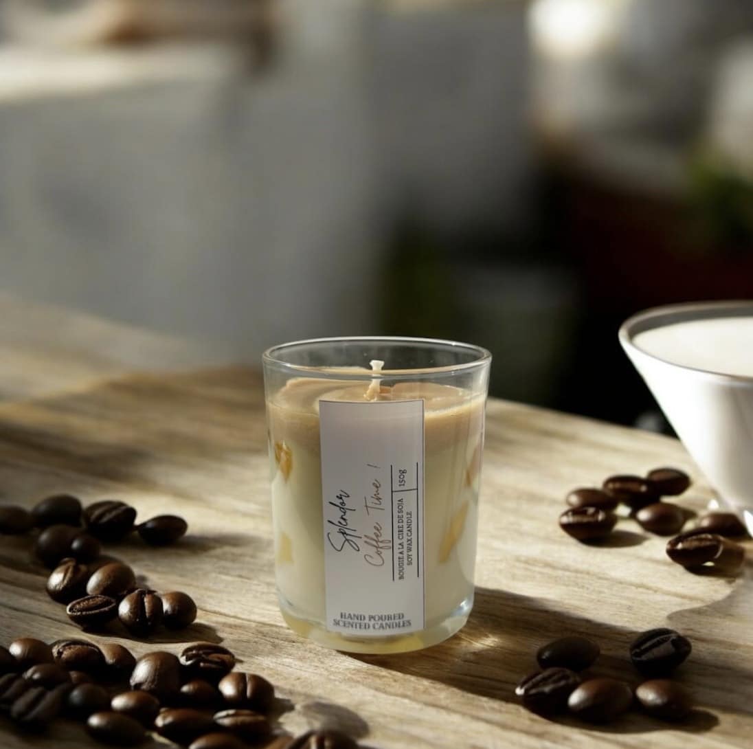 Bougie parfumée "Coffee Time" au cire de soja