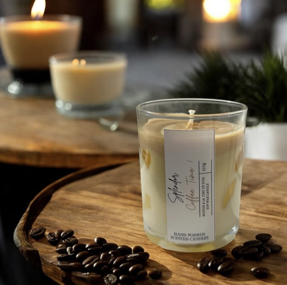 Bougie parfumée "Coffee Time" au cire de soja