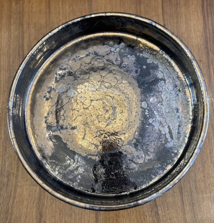 Centre de table Hasdrubal en céramique, émaillage bronze - artisanat Tunisien fait main | ILEYCOM