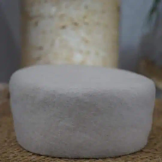 Chéchia tunisienne blanche En laine