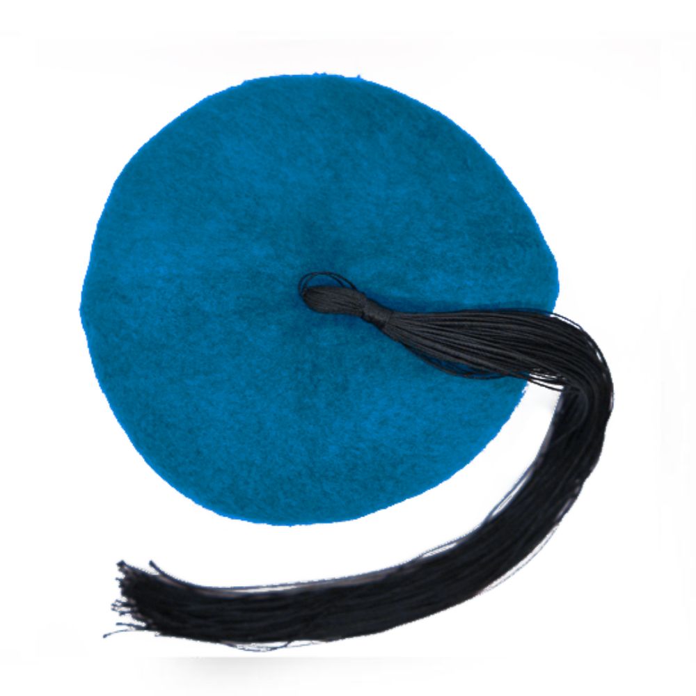 Chéchia Tunisienne Turquoise En Laine Avec Pompom - artisanat Tunisien fait main | ILEYCOM