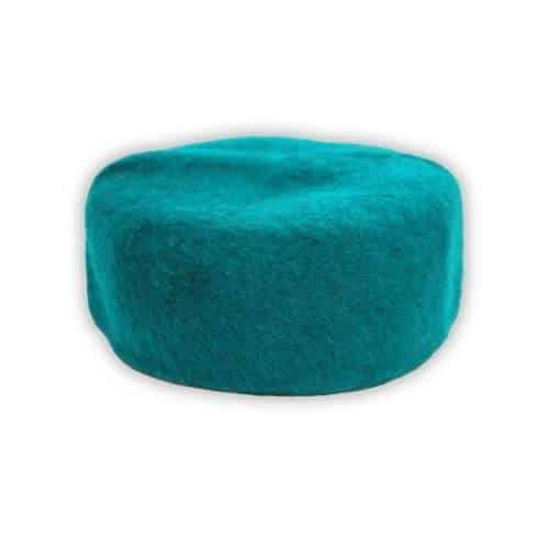 Chechia tunisienne cyan en laine