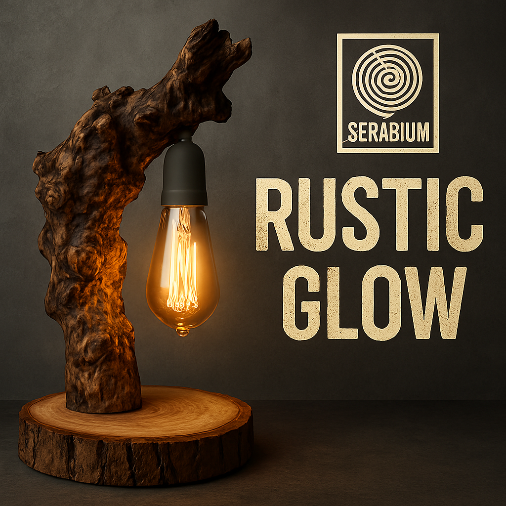 Éclat des racines Lampe Artisanale