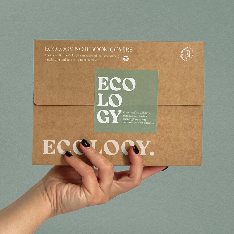 Coffret Ecology avec un notebook dans une couverture rechargeable - artisanat Tunisien fait main | ILEYCOM