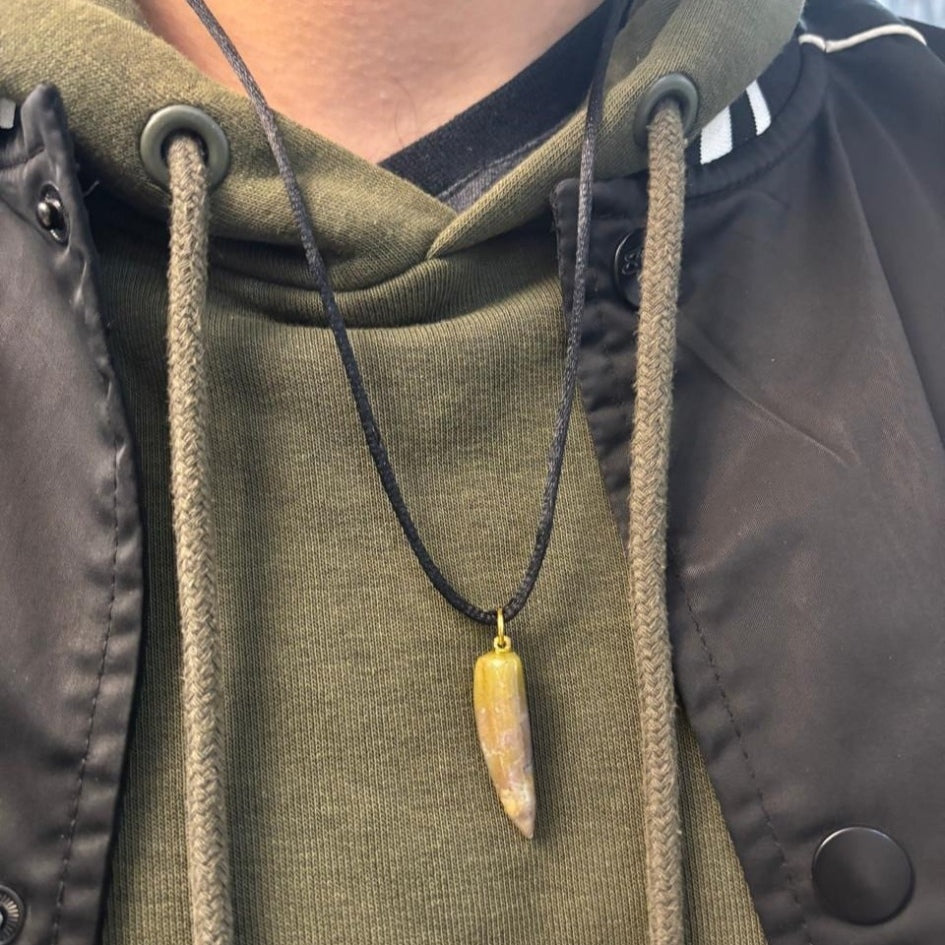 Collier pendule en pierre – Bijou spirituel mixte