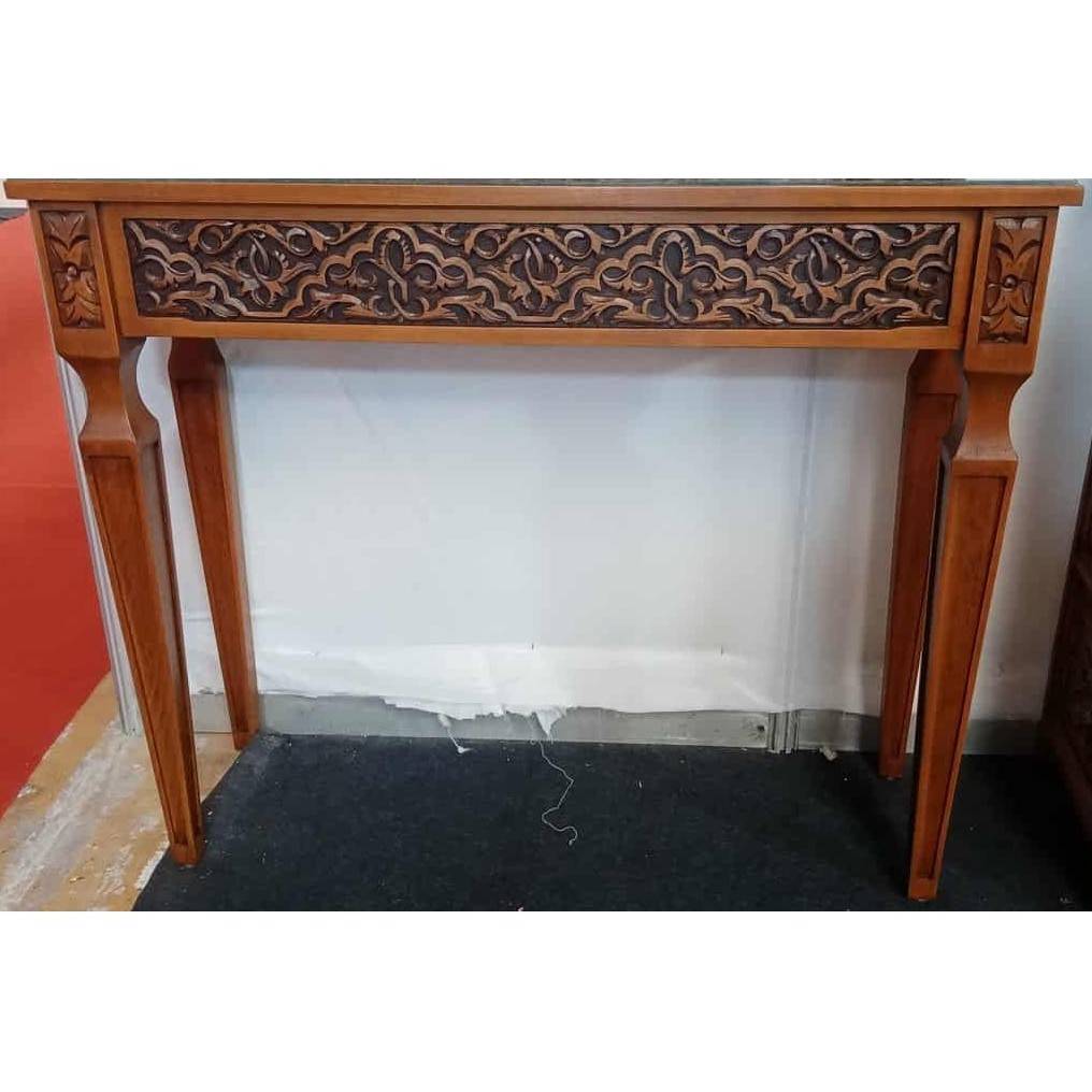 Console en bois sculpté unique pour un intérieur élégant 210 x 105 x 37 cm