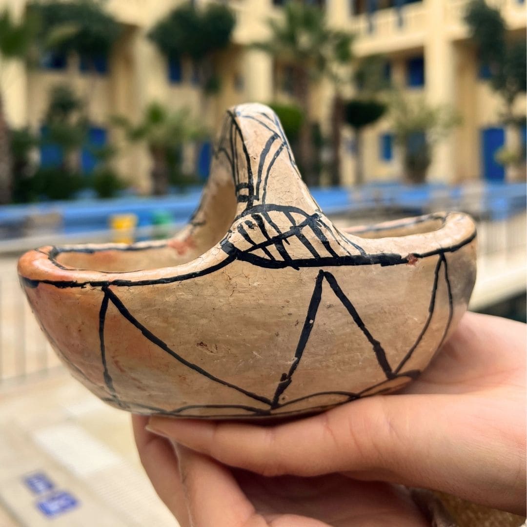 Corbeille En Céramique Fait-main "Sejnania" - artisanat Tunisien fait main | ILEYCOM