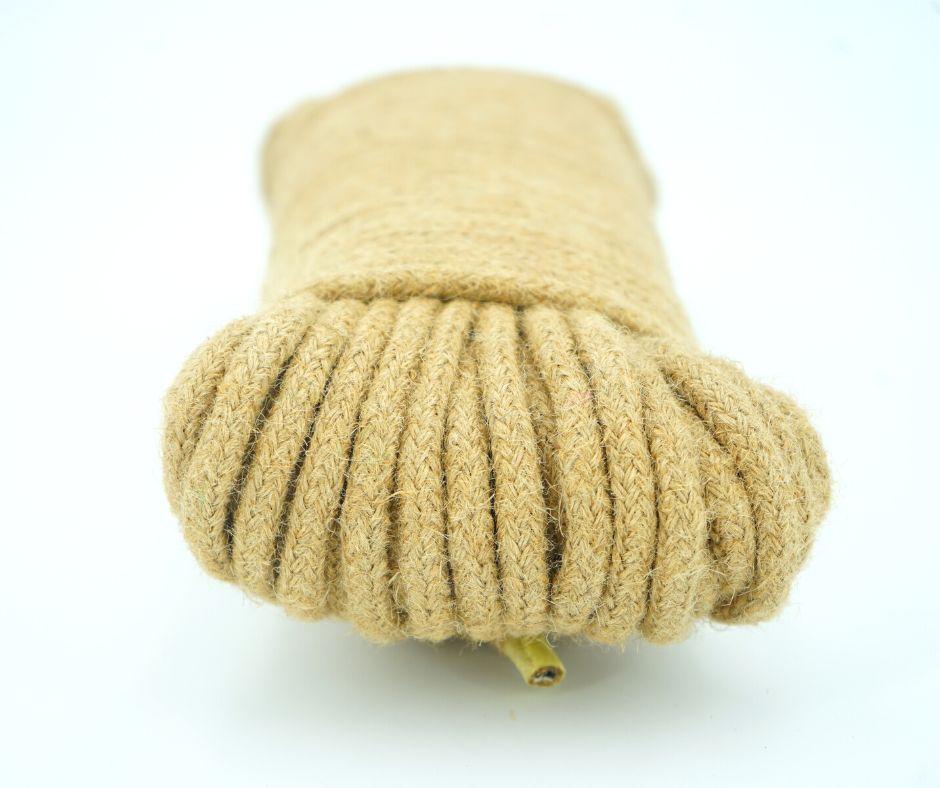 Corde de jute 8 mm Naturel - artisanat Tunisien fait main | ILEYCOM