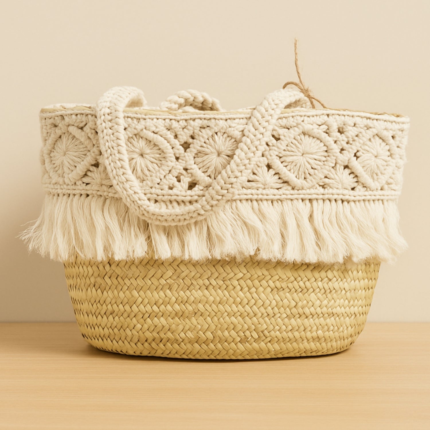 Sac Couffin Macramé