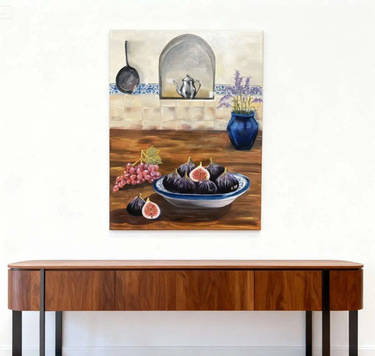 tableau figues peinture originale méditerranéenne unique
