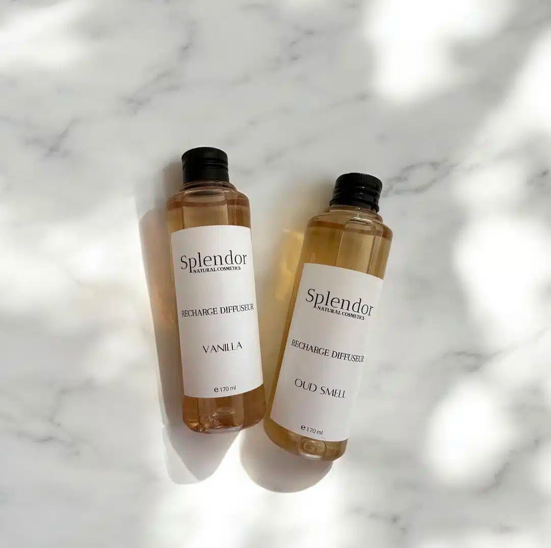 Recharge diffuseur de parfum (vanille, oud smell, coton smell, néroli, jasmin) (170ml)
